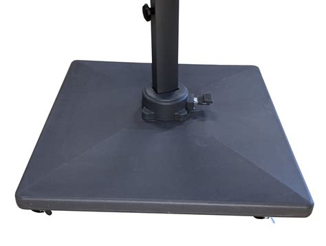 Pied de parasol 90kg roulettes .